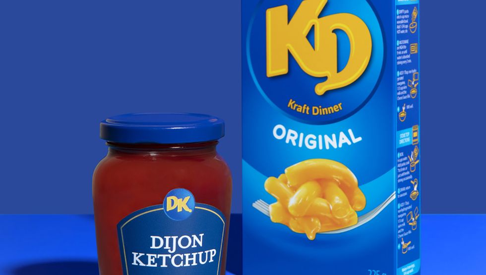 kraft dinner dijon ketchup