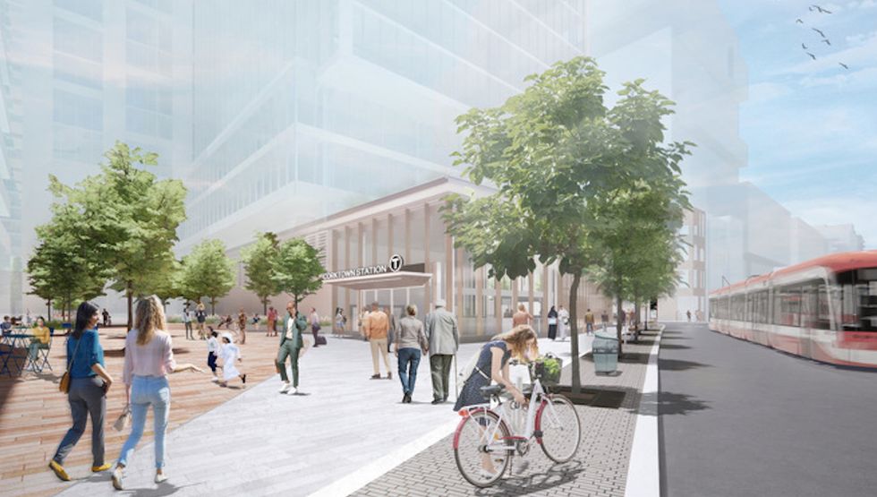 Here’s a first glance at the plans unveiled for two Ontario Line stations Ontario line
