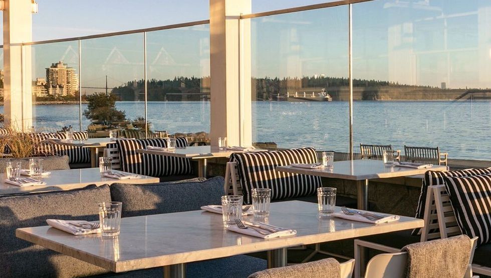 Beach house restaurant