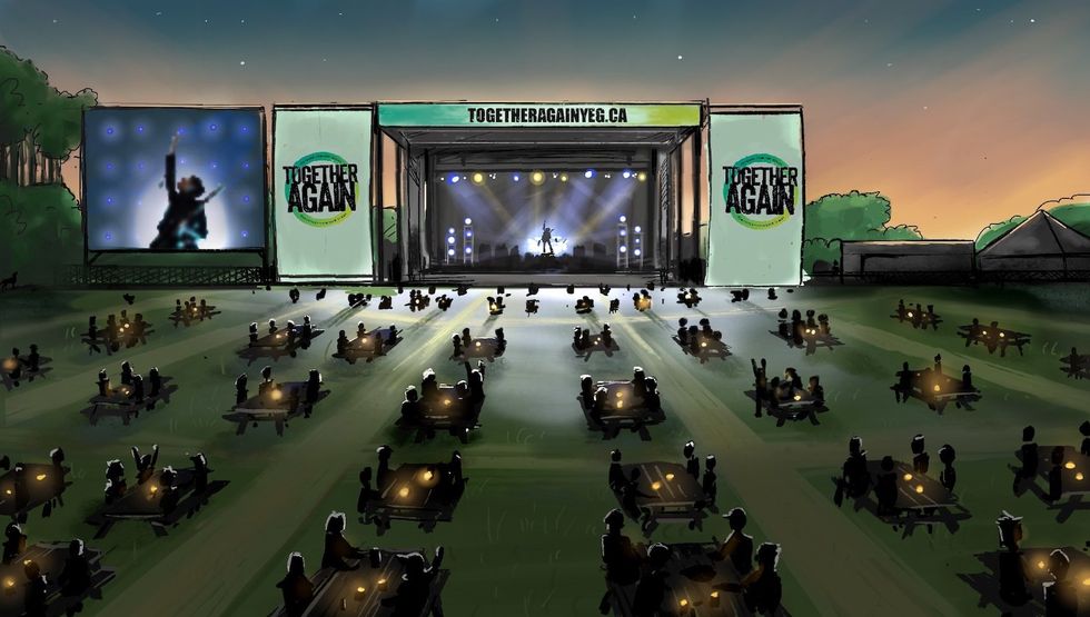 A new outdoor concert series is coming to Edmonton this summer! together again
