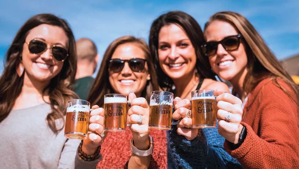 You can still snag tickets for this wildly popular boozy brunch fest happening in August bacon eggs & kegs