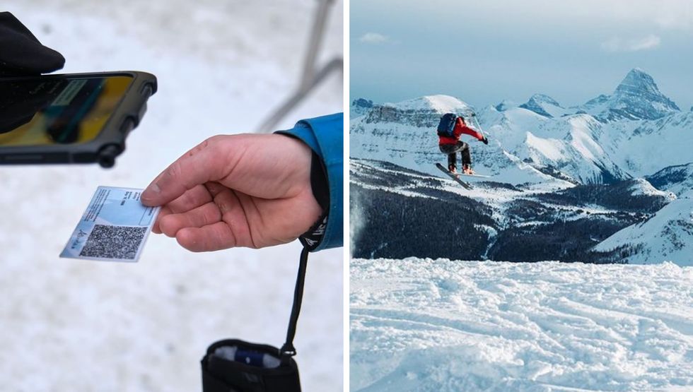 Alberta just changed how vaccine passports work at ski hills & markets restriction exemption program