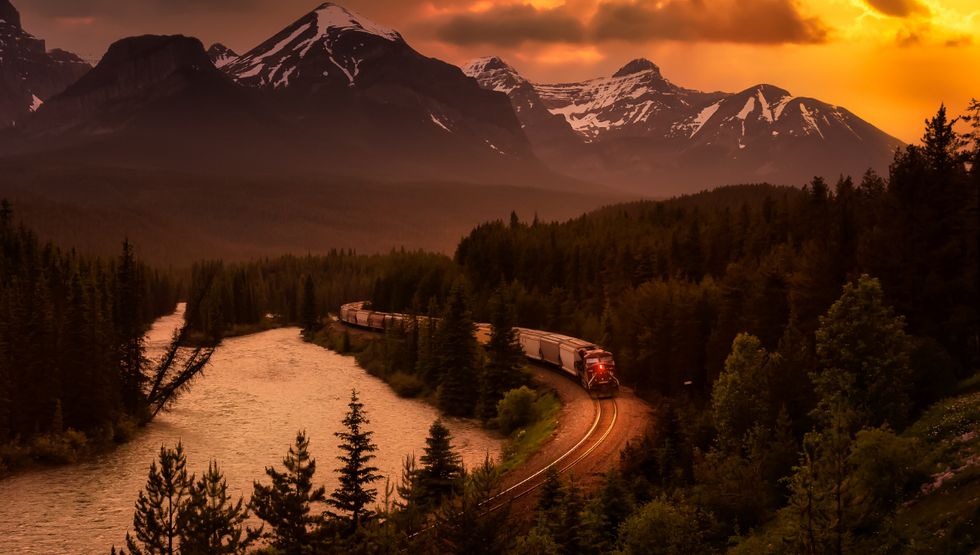 calgary banff train