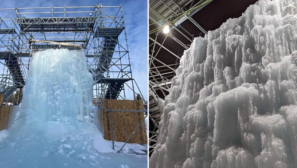 yeg ice wall ice fest