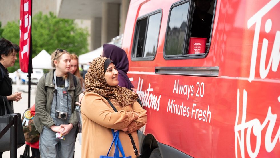 tim hortons free