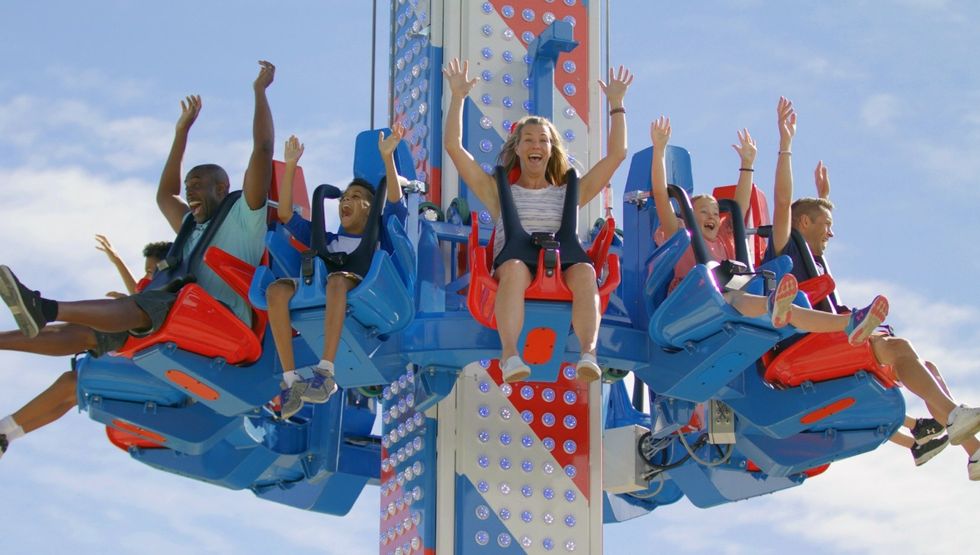 Calaway Park tall tower ride