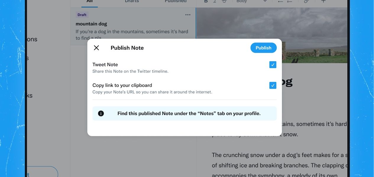 What is Twitter's new feature Notes?