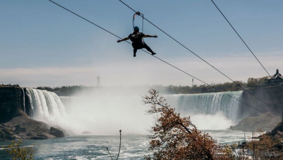 Ziplining