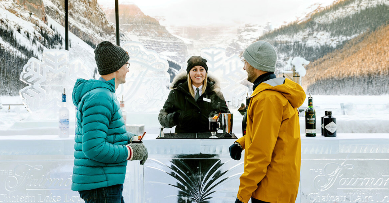 Lake Louise has reopened their amazing Fairmont Chateau Ice Bar
