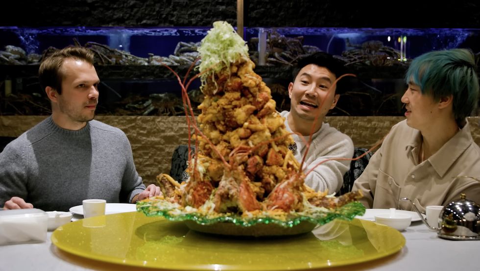 seafood tower simu liu