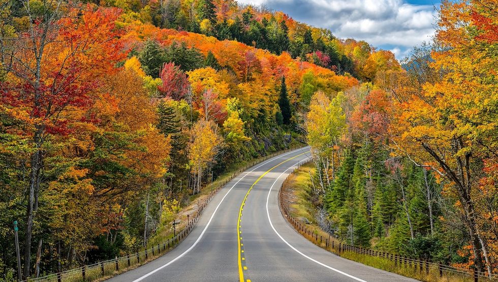 fall road trips bc