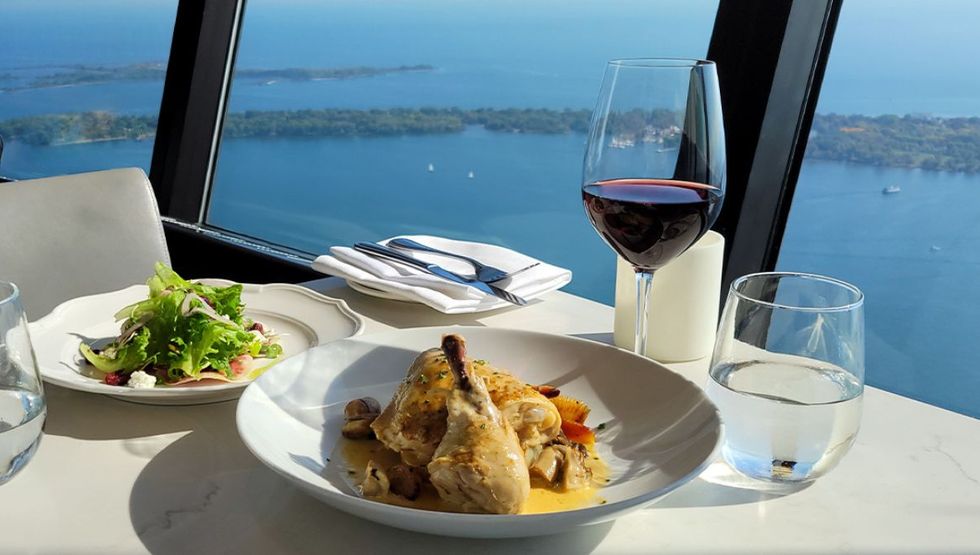 CN Tower's 360 Restaurant Lunch Menu