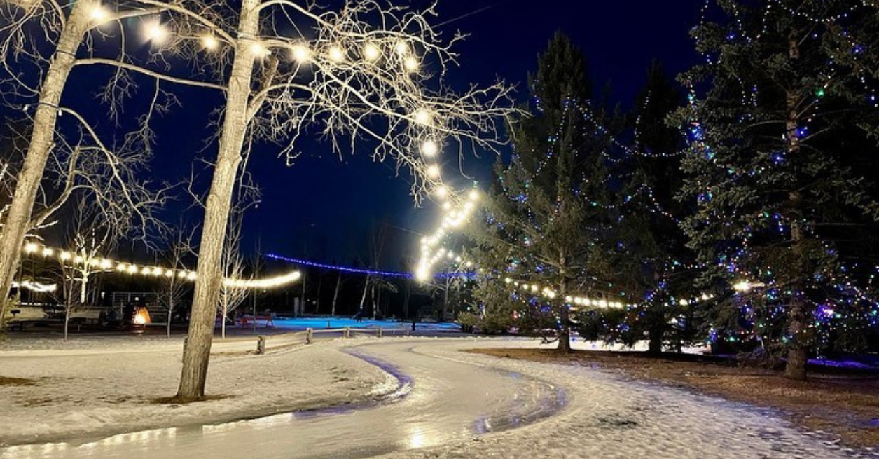 Calgary has two dazzling ice skating trails & they're open now