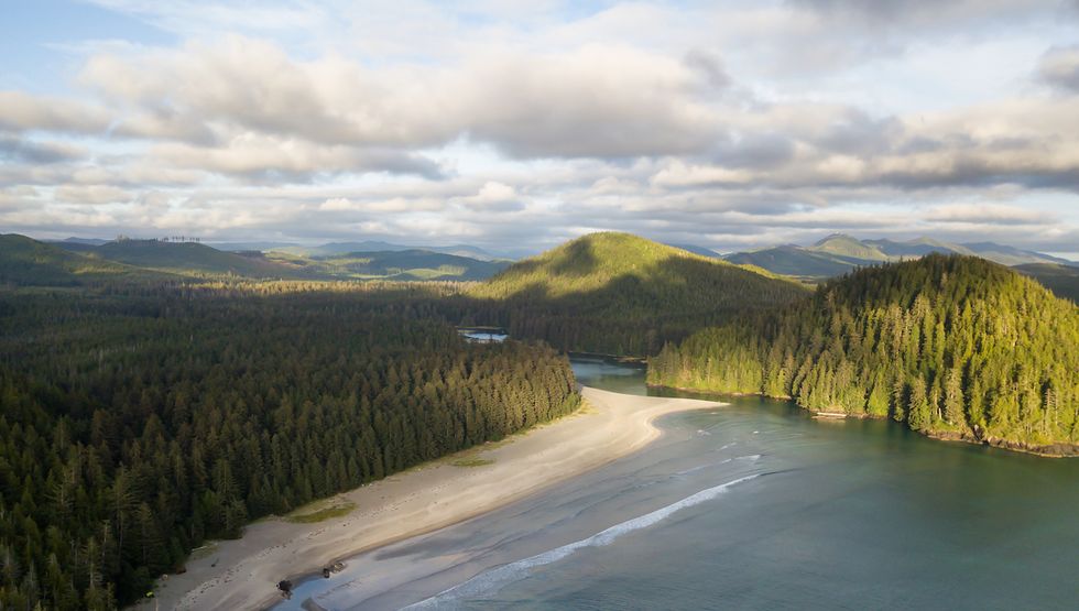 white-sand beaches bc