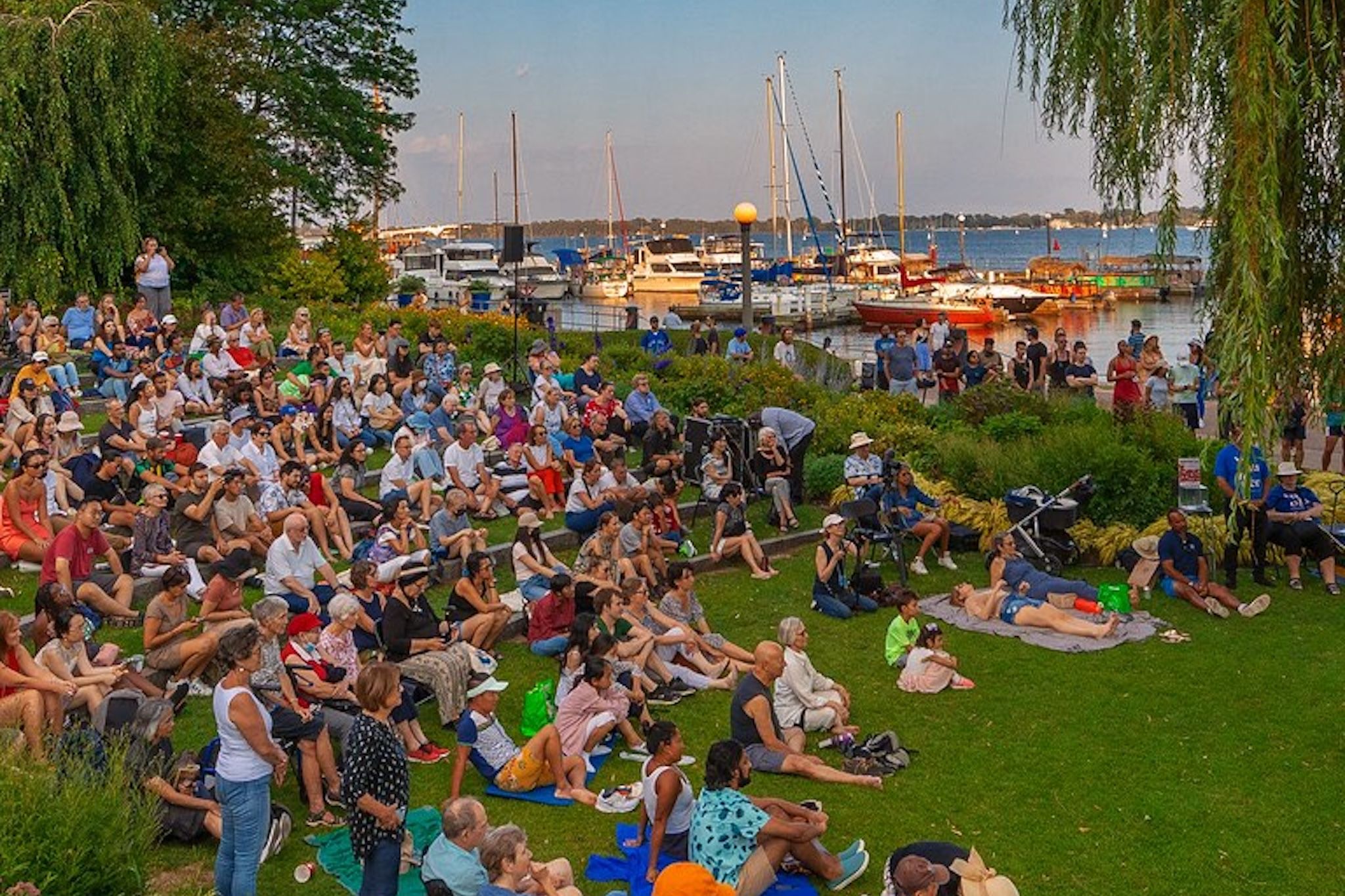 summer music in the garden