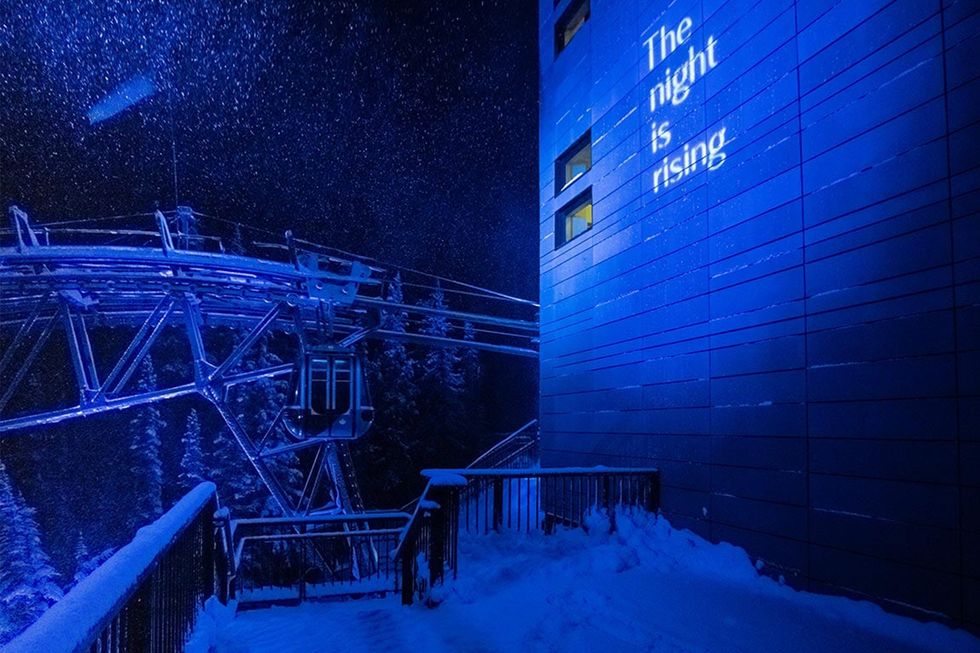 curiocity calgary nightrise moment factory banff gondola