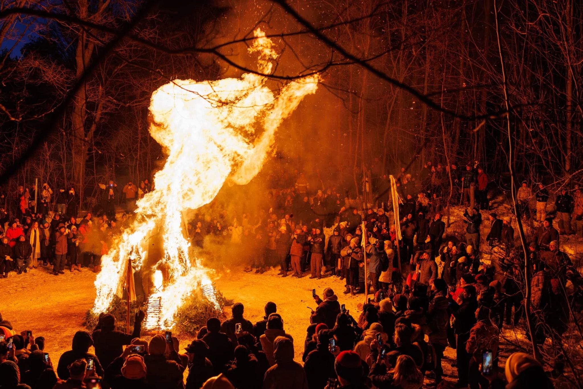 This fire and ice festival is lighting up an Ontario town for the winter This fire and ice festival is lighting up an Ontario town for the winter