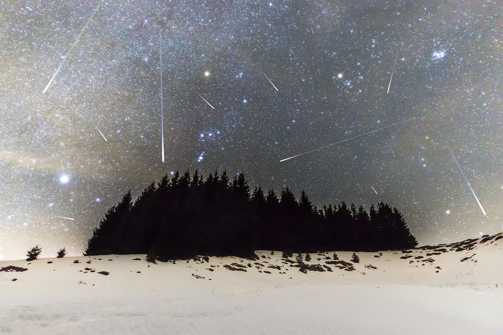 curiocity calgary geminid meteor shower alberta