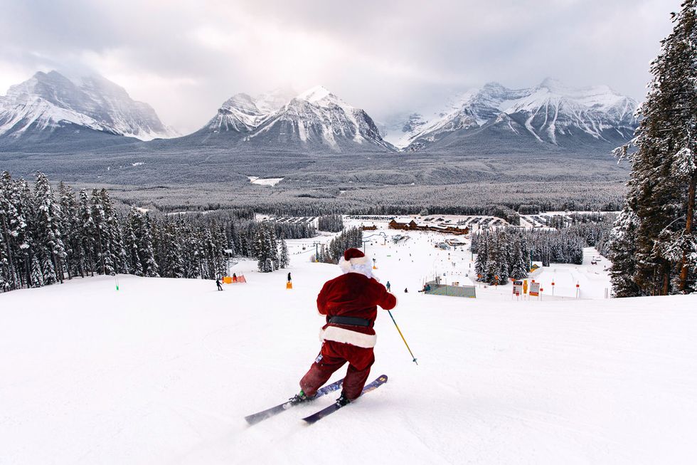 curiocity-calgary-lake-louise-santa curiocity calgary santa skiing lake louise alberta banff