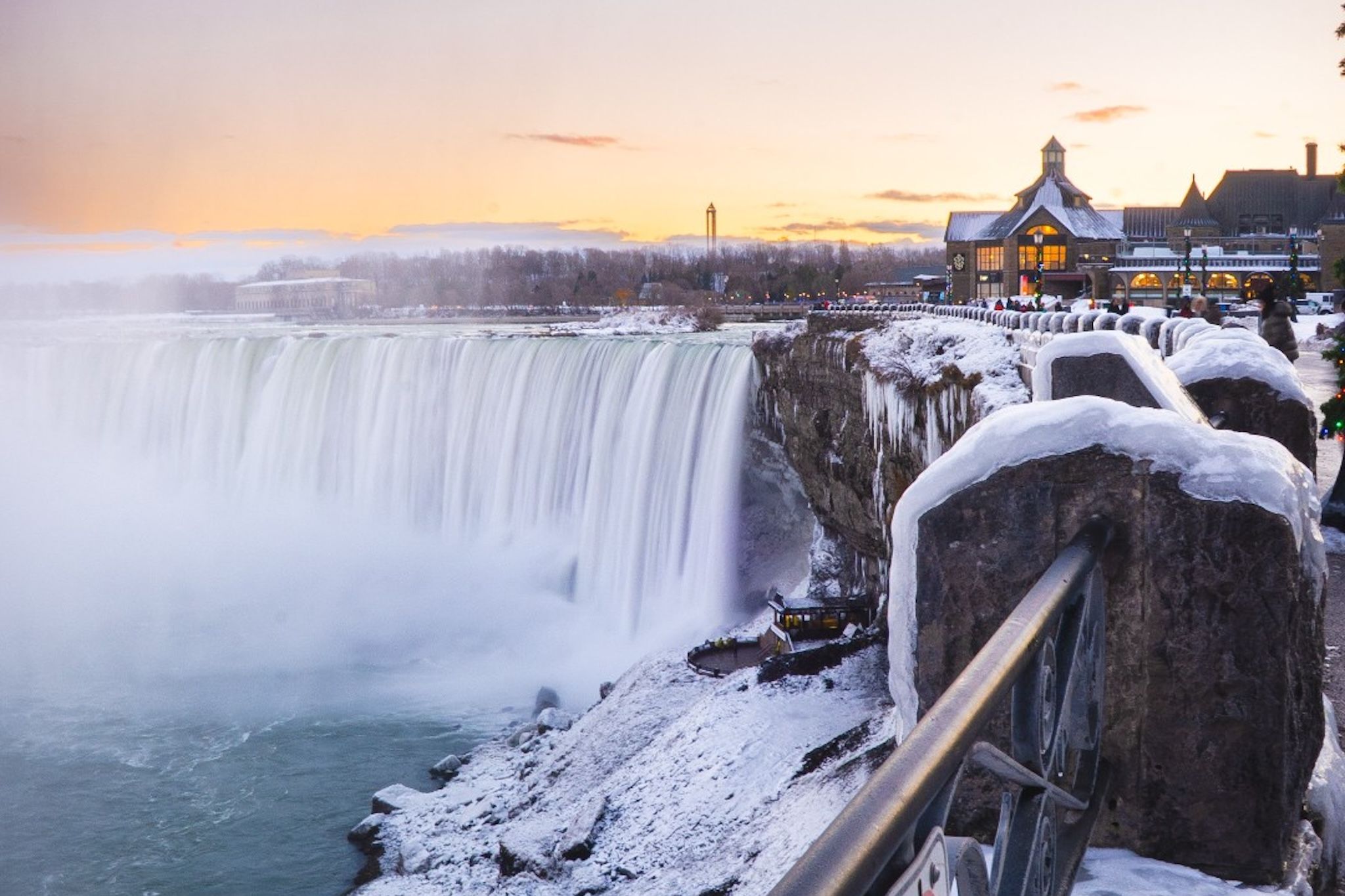 Niagara Falls has frozen over and it’s a breathtaking icy wonderland