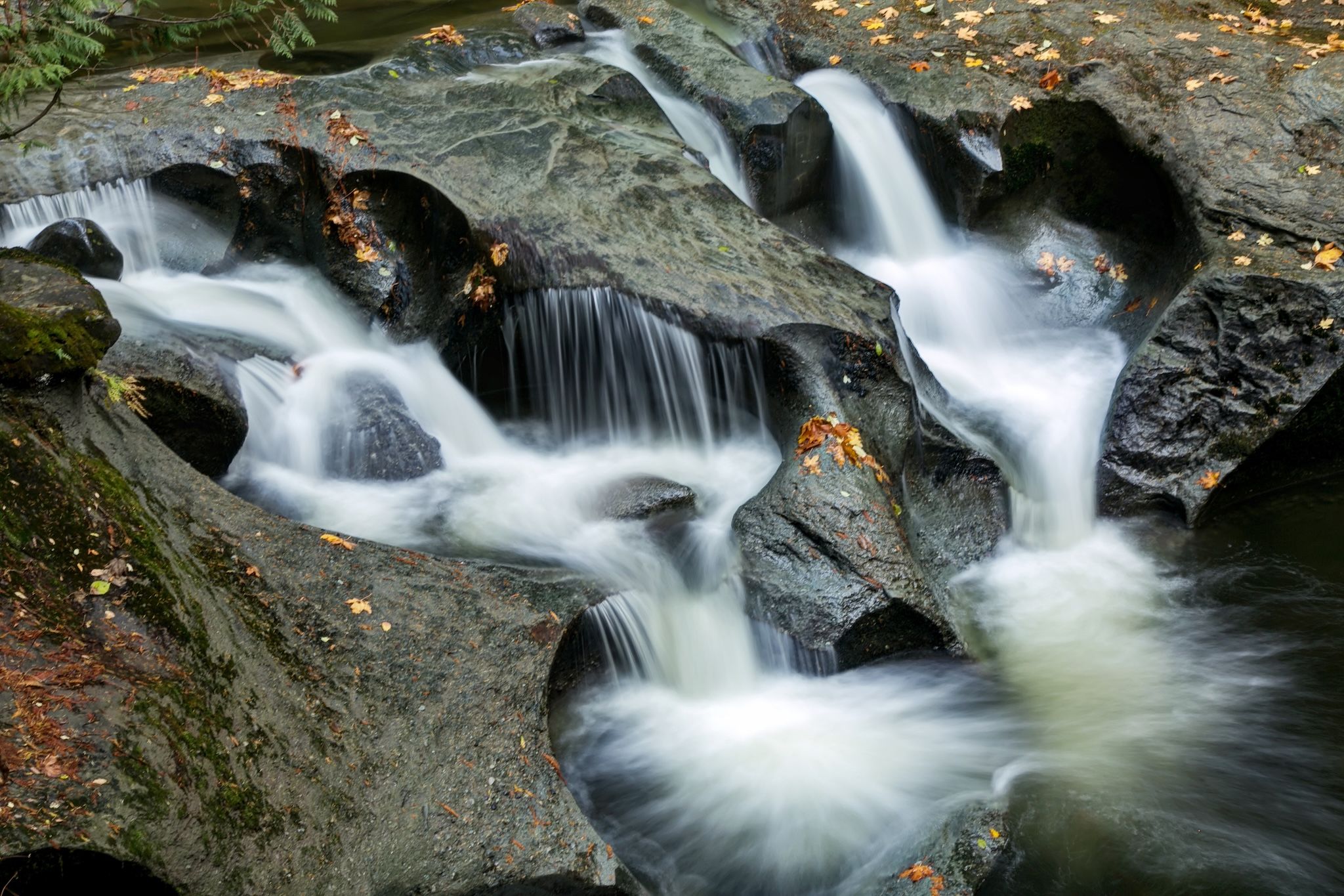 A spectacular sandstone canyon with a waterfall awaits at this Metro Vancouver park A spectacular sandstone canyon with a waterfall awaits at this Metro Vancouver park