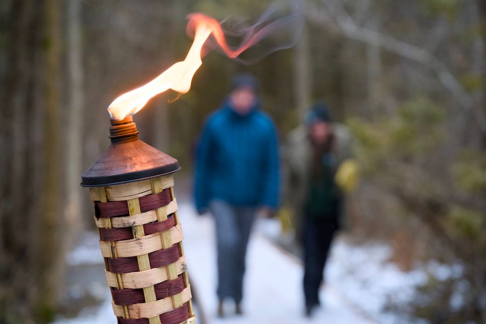 torch lit