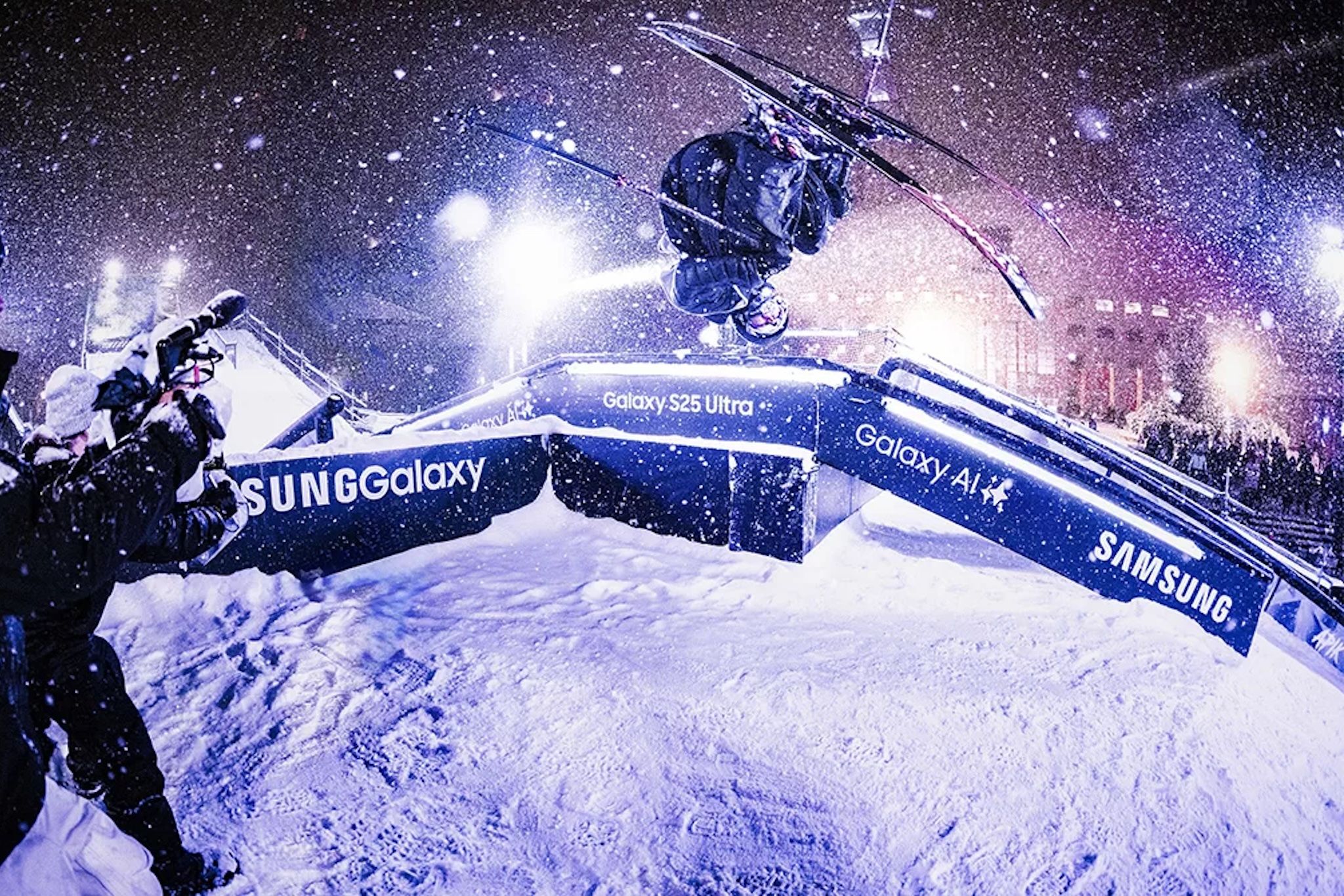 Pro athletes will show off their best tricks on this massive ski hill in the middle of Mississauga