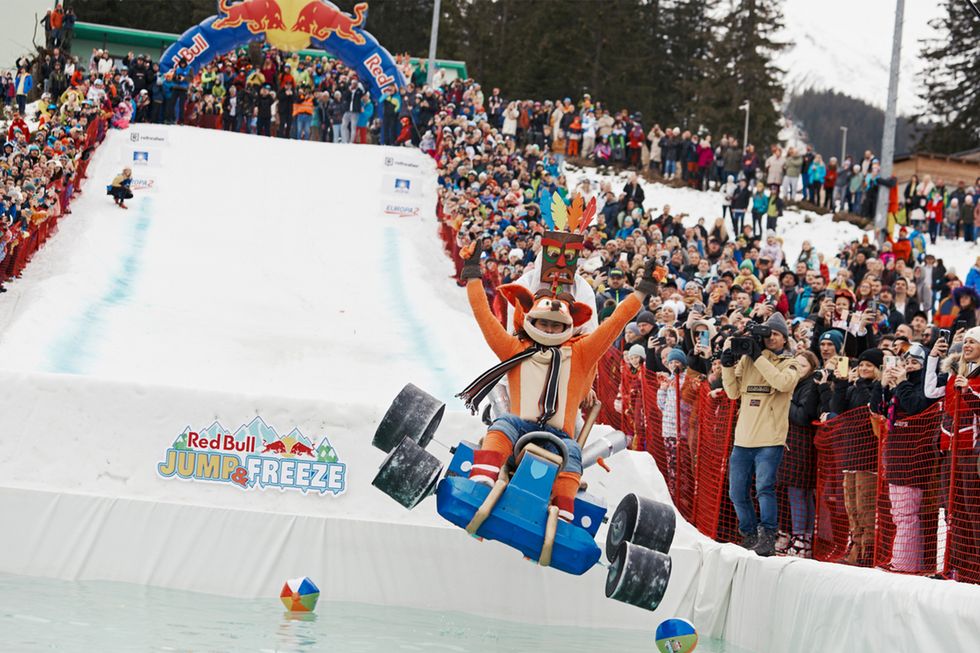 curiocity calgary red bull jump and freeze banff alberta