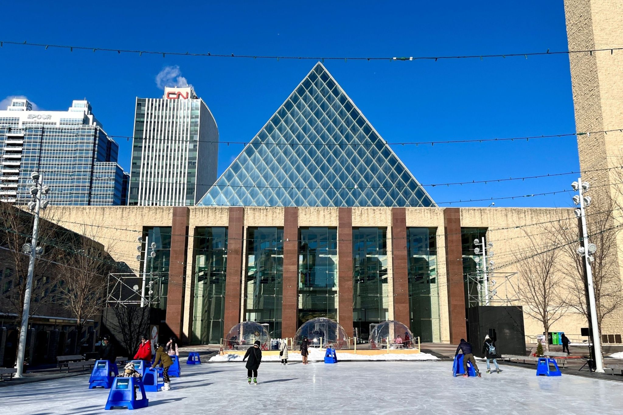 Downtown Edmonton will have free skating and dancing on these weekends Downtown Edmonton will have free skating and dancing on these weekends