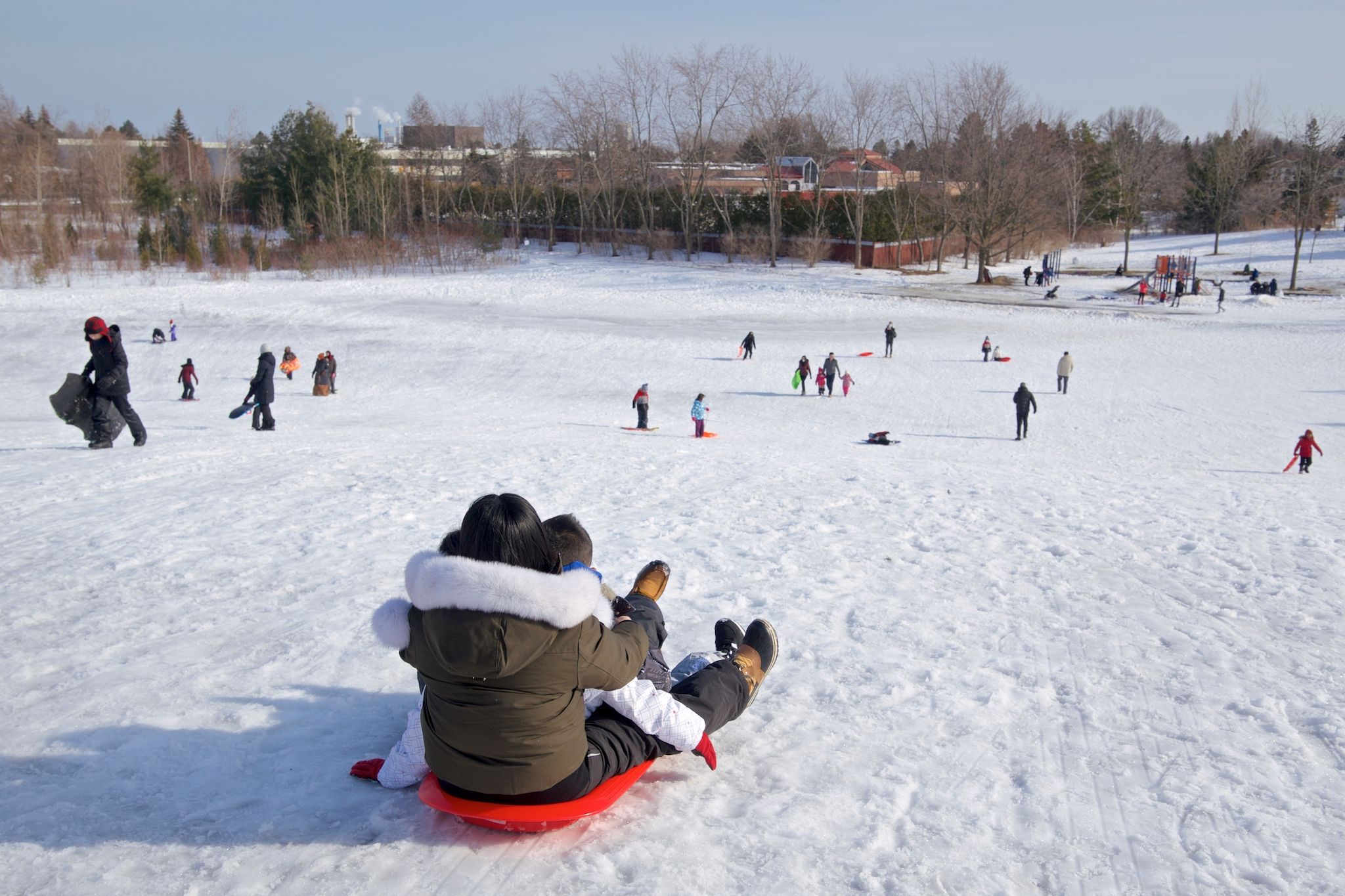 These are the hills where you can go tobogganing in Toronto