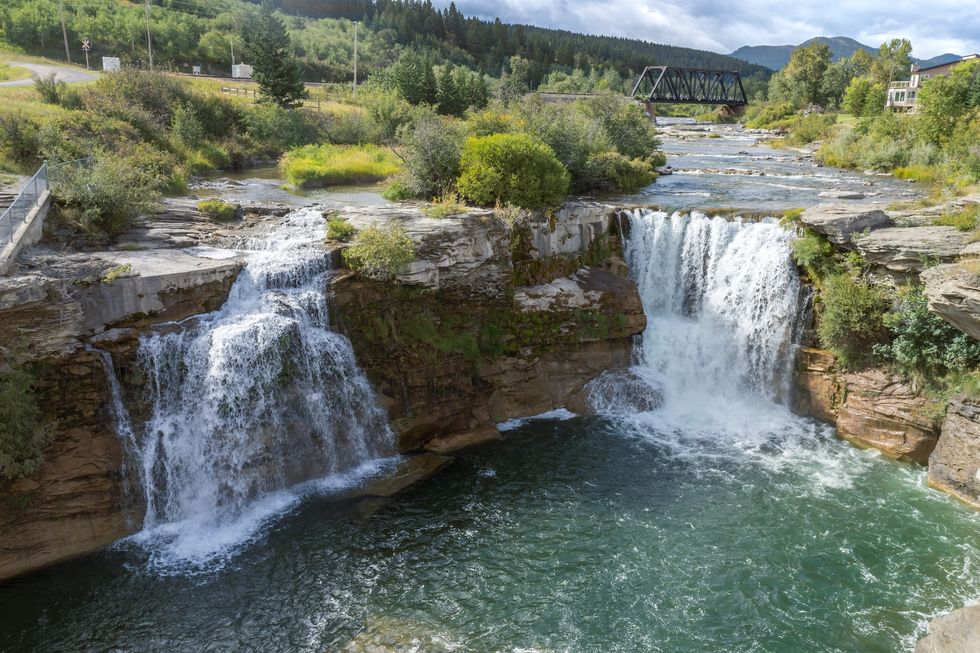 Lundbreck Falls Alberta