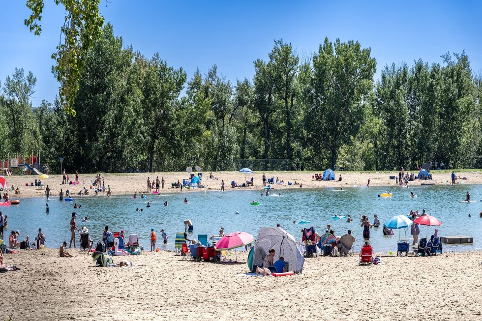 Sikome Lake in Calgary, Alberta