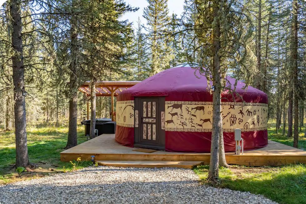 Shanti Yurt in Bragg Creek