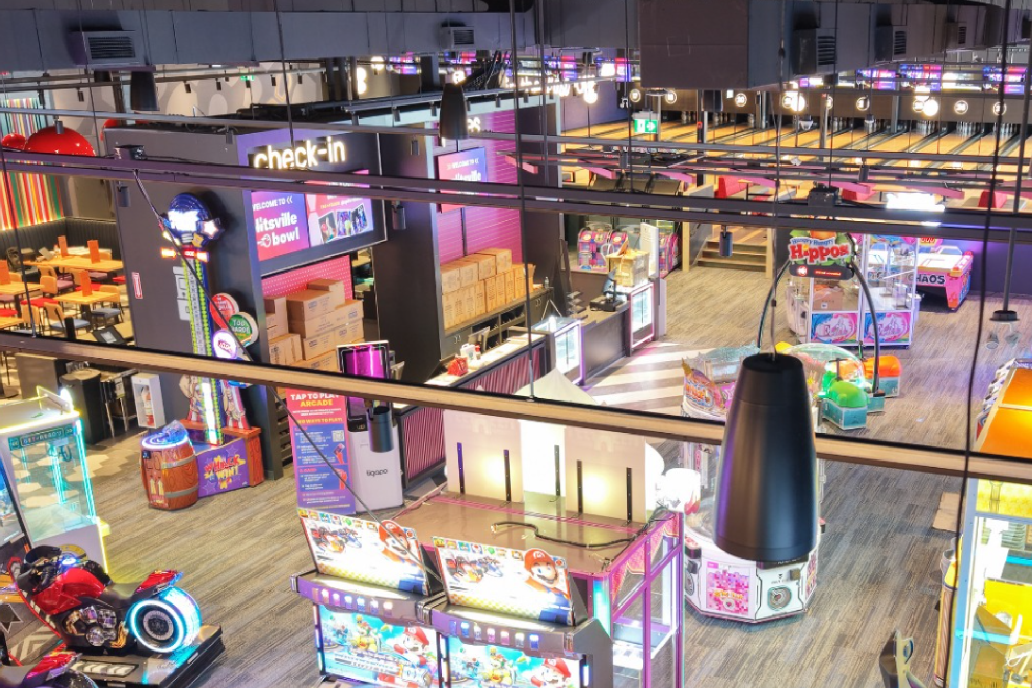 A huge new 10-pin bowling alley and arcade has opened its doors in Edmonton A huge new 10-pin bowling alley and arcade has opened its doors in Edmonton