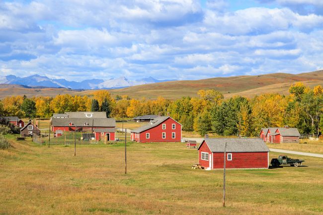 The Bar U Ranch National Historic Site, located near Longview, Alberta, is a preserved ranch that for 70 years was one of the leading ranching operations in Canada