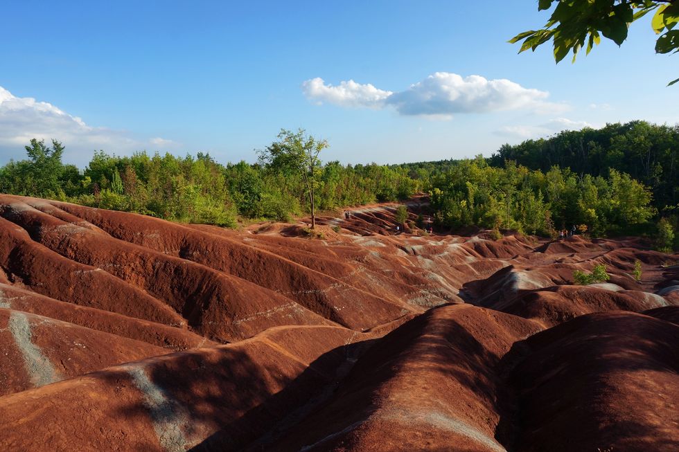 Cheltenham Badlands Cheltenham Badlands geological formations