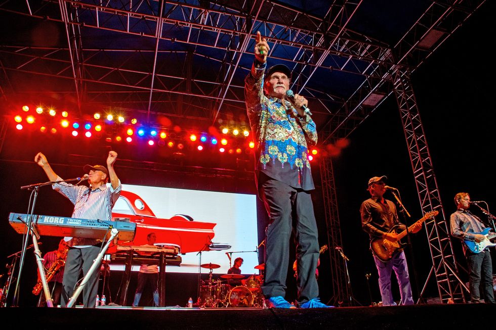 Mike Love leads the Beach Boys
