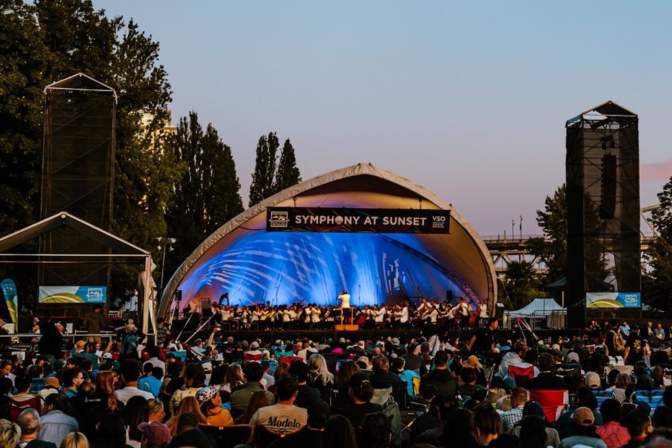 symphony at sunset