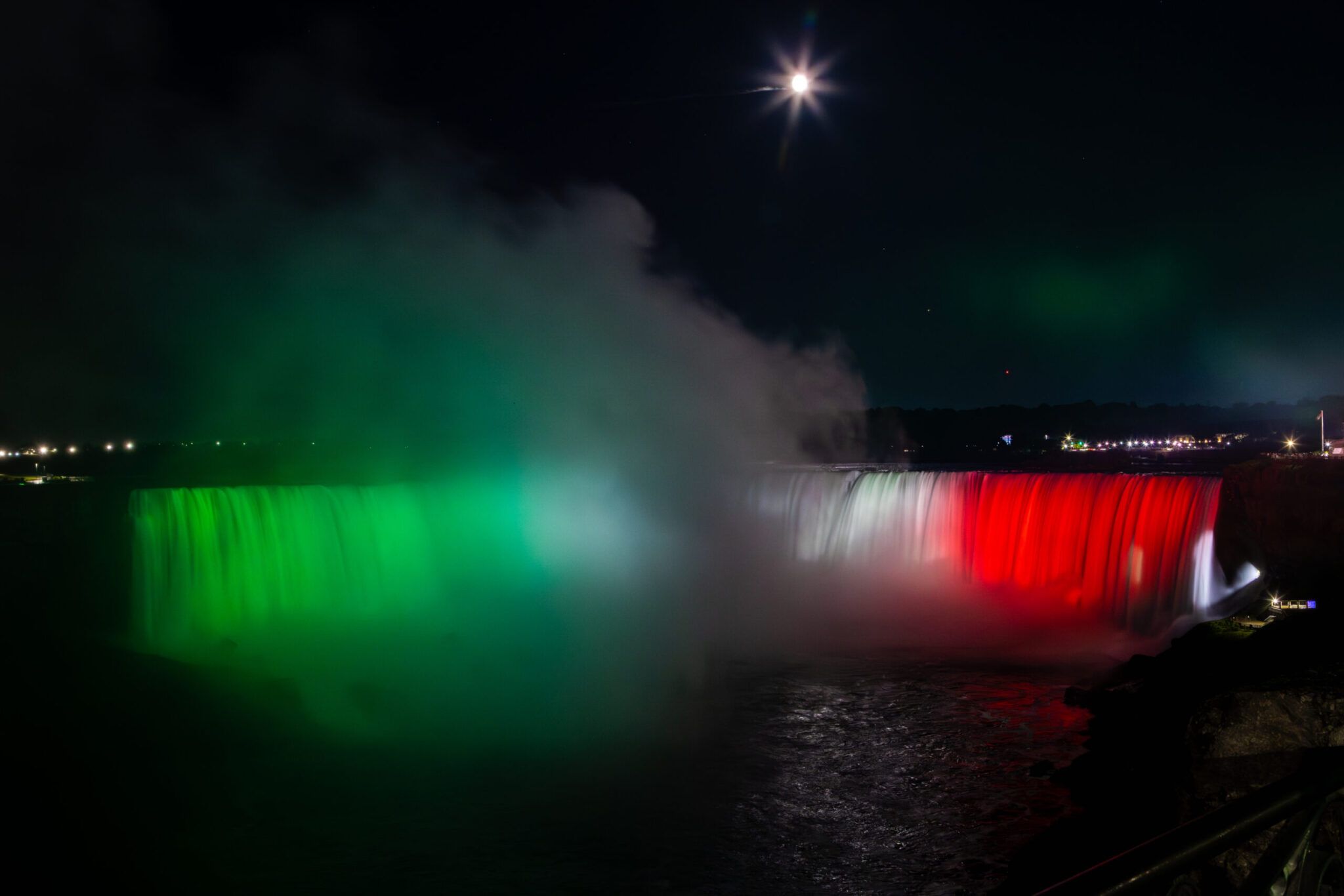 Niagara Falls is lighting up for the FIFA World Cup with a themed light show Niagara Falls is lighting up for the FIFA World Cup with a themed light show