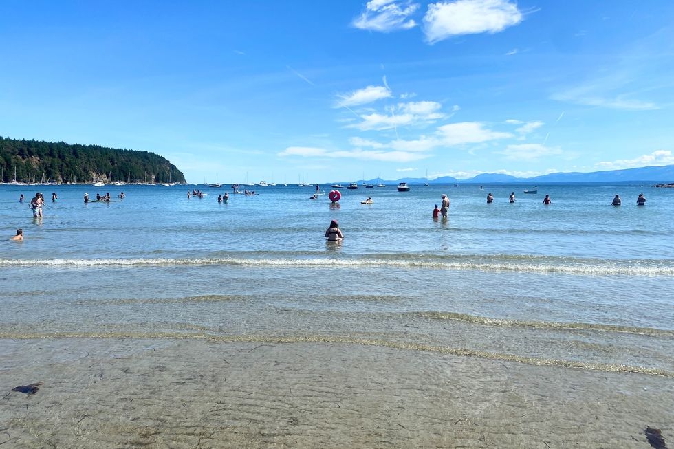 hornby island bc new campground tribune bay