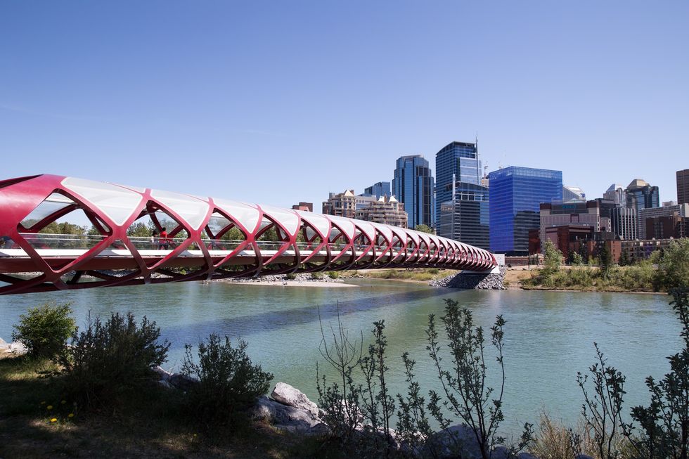 Peace Bridge In Calgary, Alta.