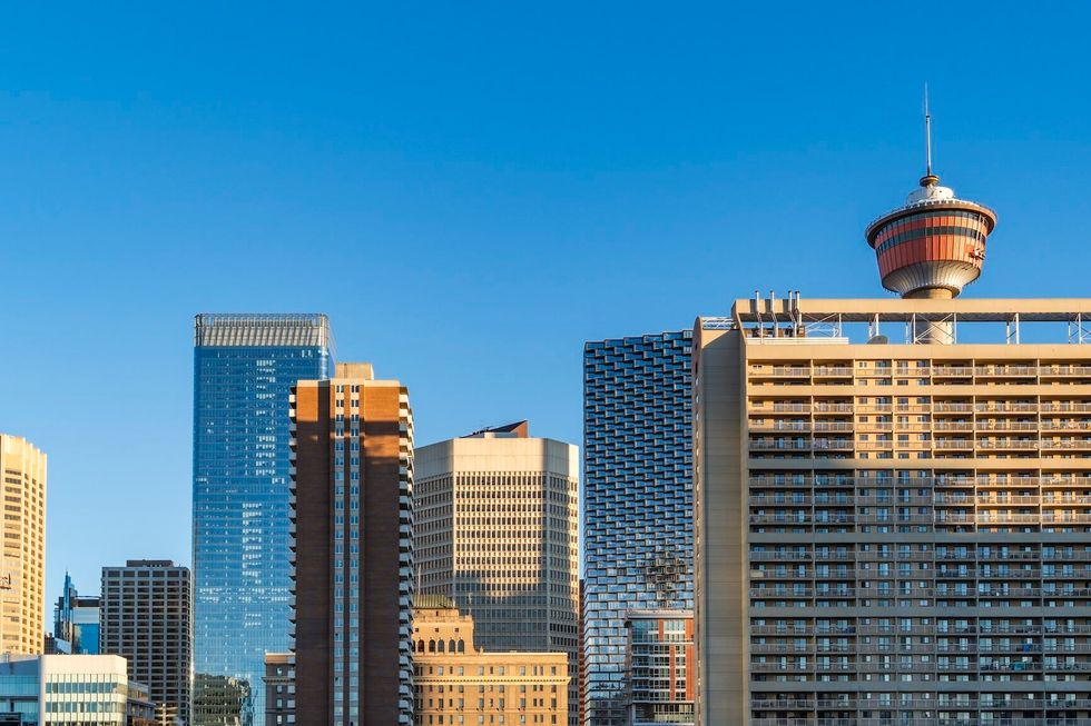 Downtown Calgary skyline, Alberta, Canada