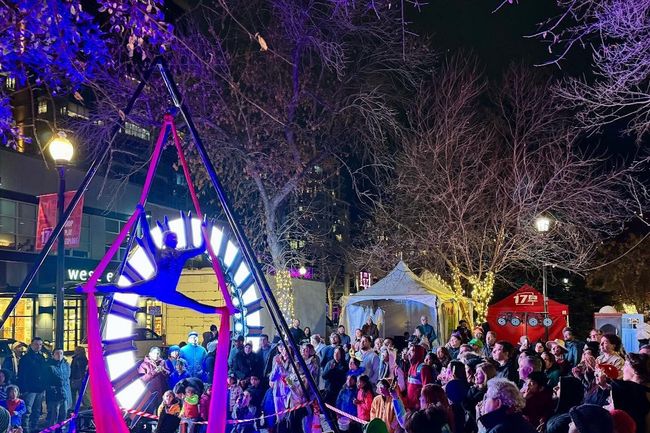 Carnival of Curiosities on 17th Avenue in Calgary, Alta,