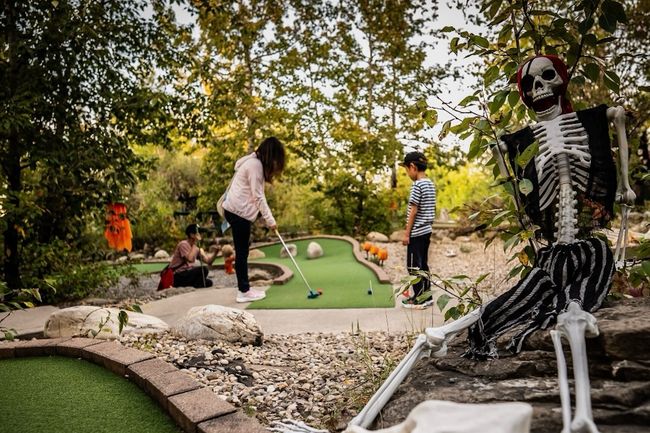 Haunted Mini Golf in Calgary, Alta.