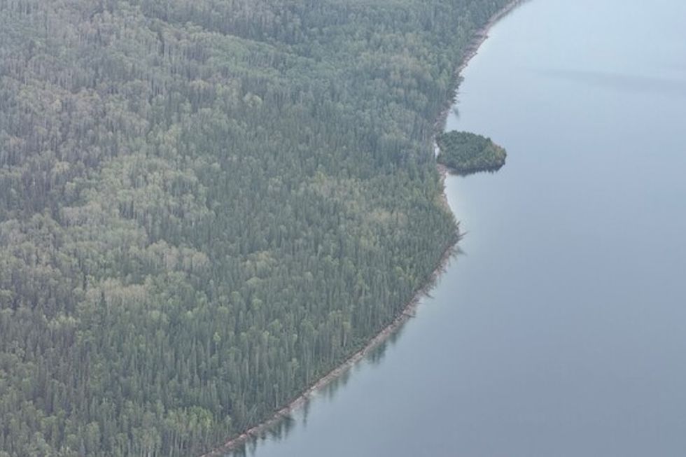 floating island bc Williston Reservoir floating island bc Williston Reservoir