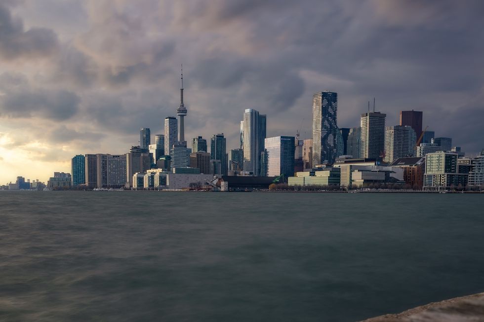 ontario storm storm clouds in toronto