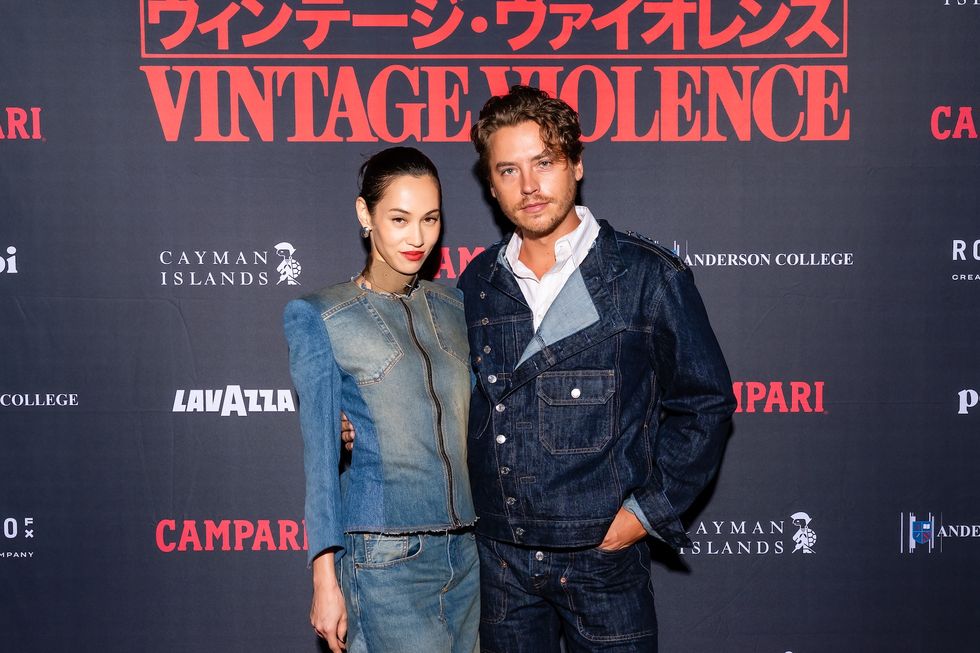 Kiko Mizuhara, Cole Sprouse Tiff parties