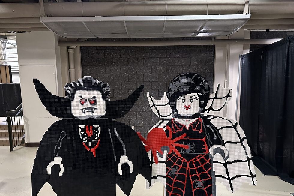 Vampire lego set at the Brick Roundup