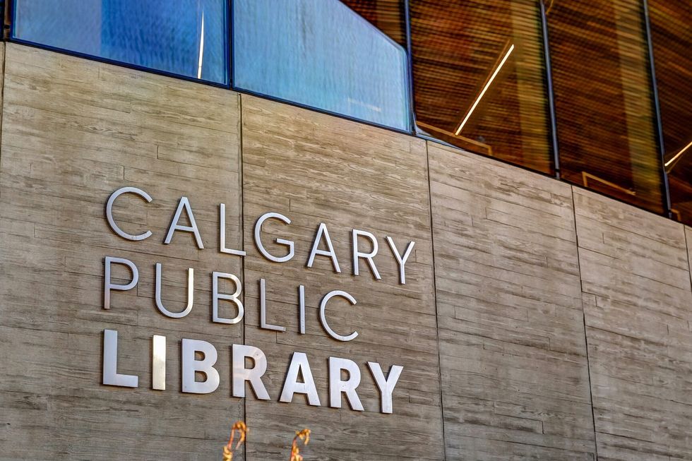 Details of the Calgary Public Library Downtown location