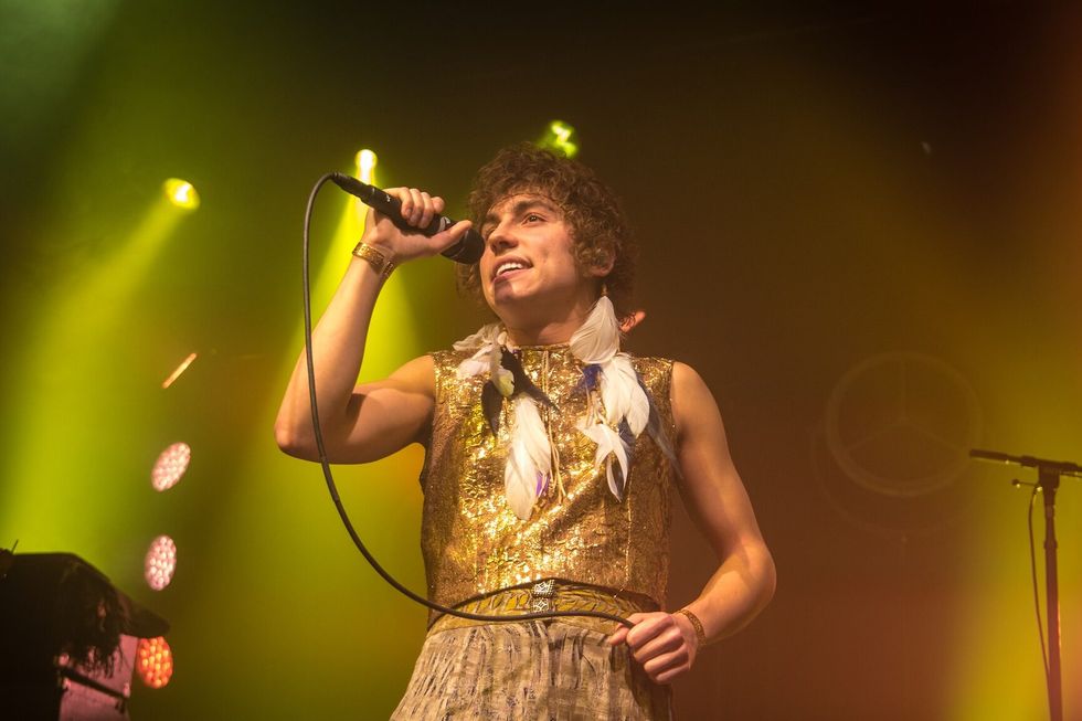 Lead singer Josh Kiszka from greta van fleet.